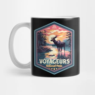 Voyageurs National Park Vintage WPA Style Outdoor Badge Mug